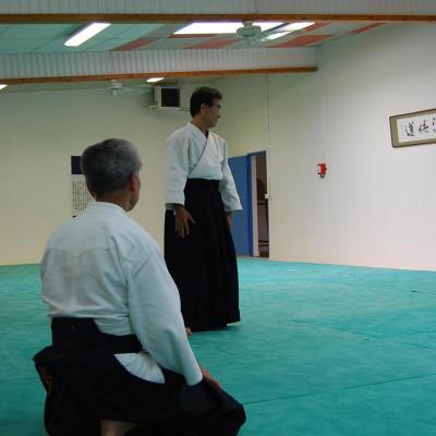 NOGUCHI senseï transmet sa vision de l'aïkido