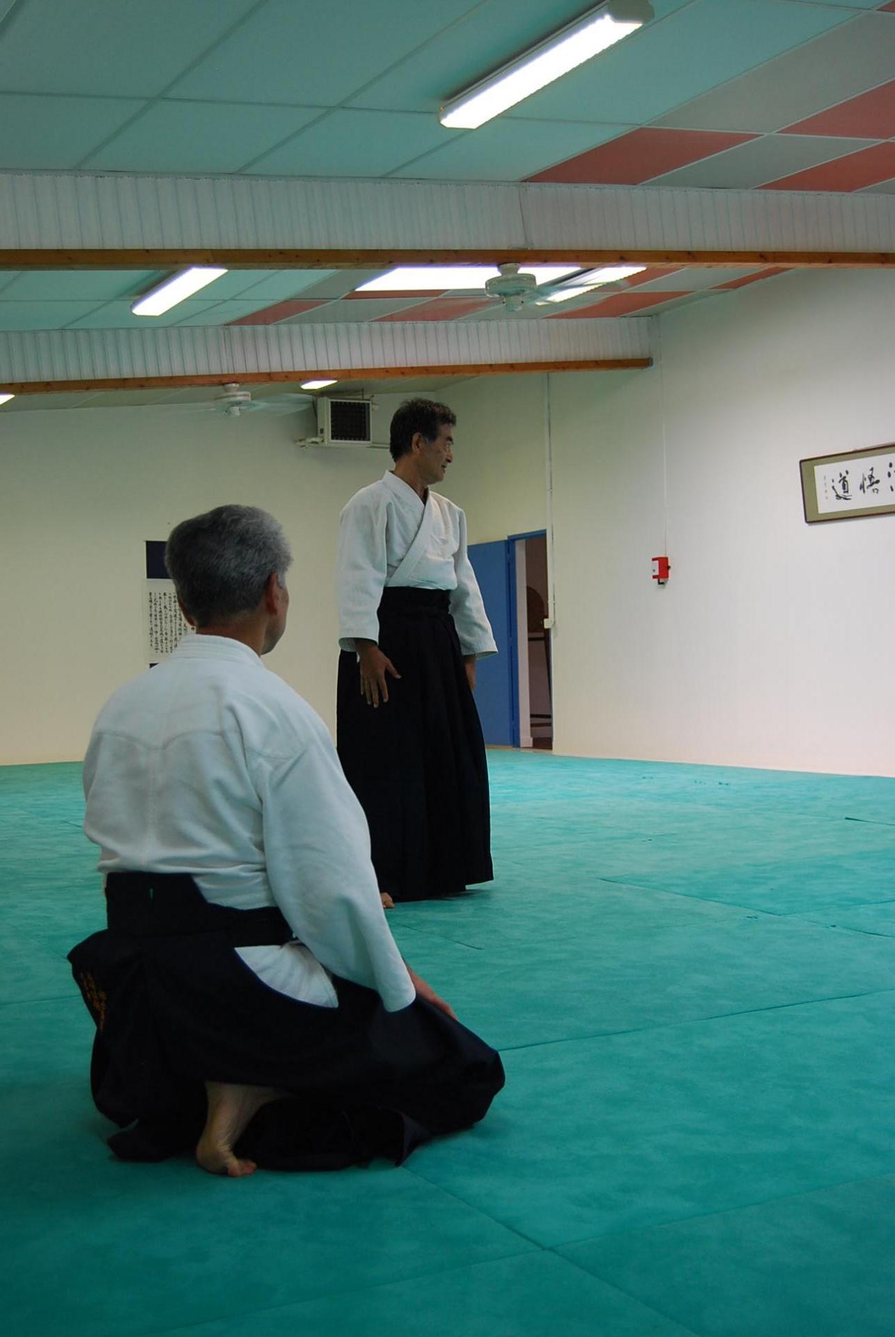 NOGUCHI senseï transmet sa vision de l'aïkido
